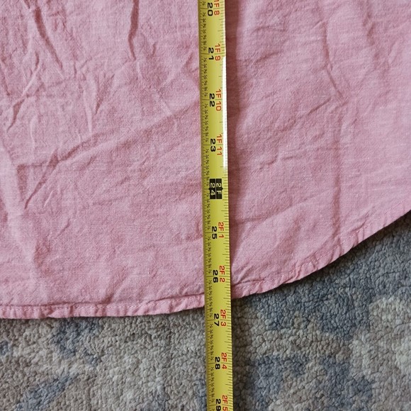 Linen Harve Benard Cottagecore Tank Blouse Womens M Sleeveless Pink - Picture 5 of 8